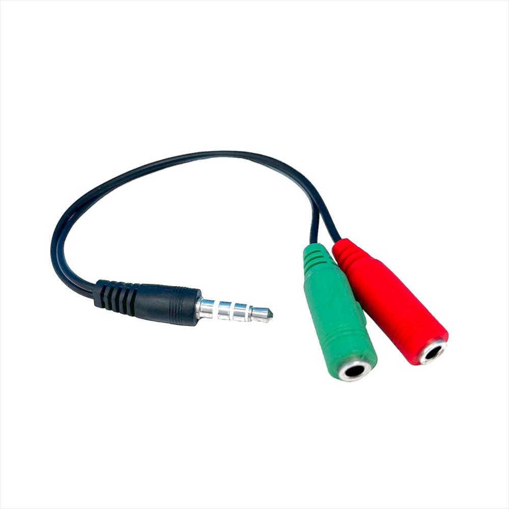 Convertidor Audio Microfono 2 En 1 Jack 35Mm Hembra A Macho Adaptador img #4