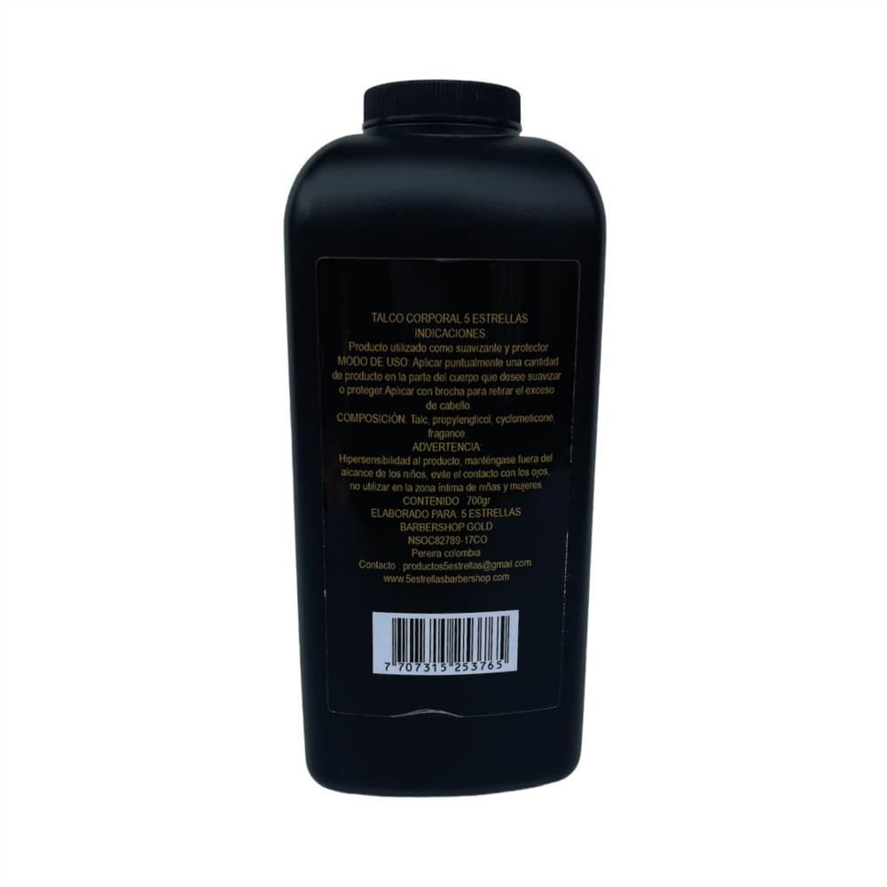 Talco Corporal Siliconado 5 Estrellas Para Barberia Uso Profesional Grande img #4