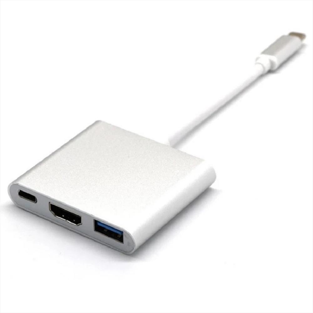 Cable Adaptador Tipo C A Usb Hdmi Y Tipo C Multipuerto Carga Rapida Hub img #1
