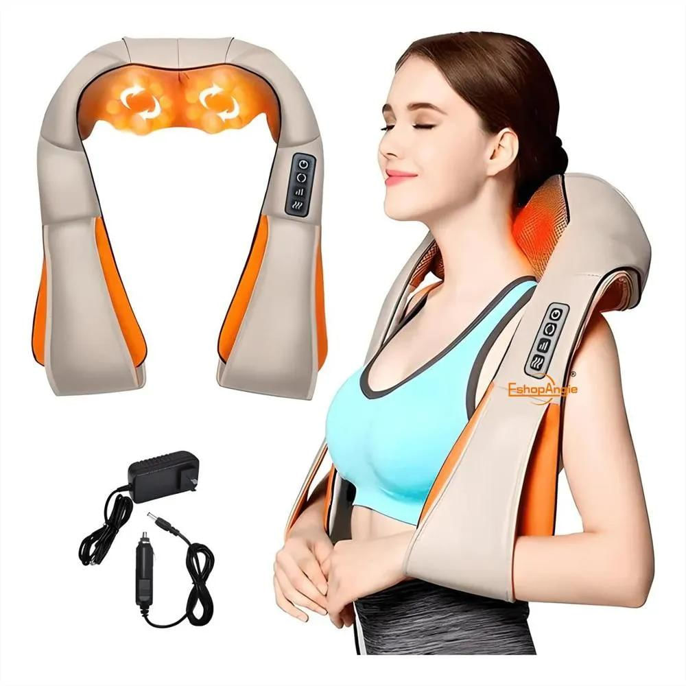 Masajeador Eléctrico Para Cuello Y Espalda Con Calor img #1