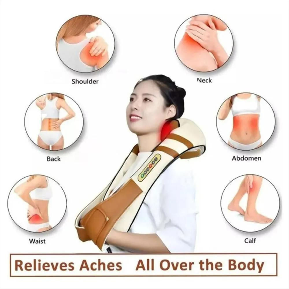 Masajeador Eléctrico Para Cuello Y Espalda Con Calor img #3