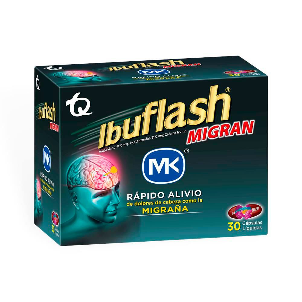 IBUPROFENO IBUFLASH MK Migran (30  und) img #1