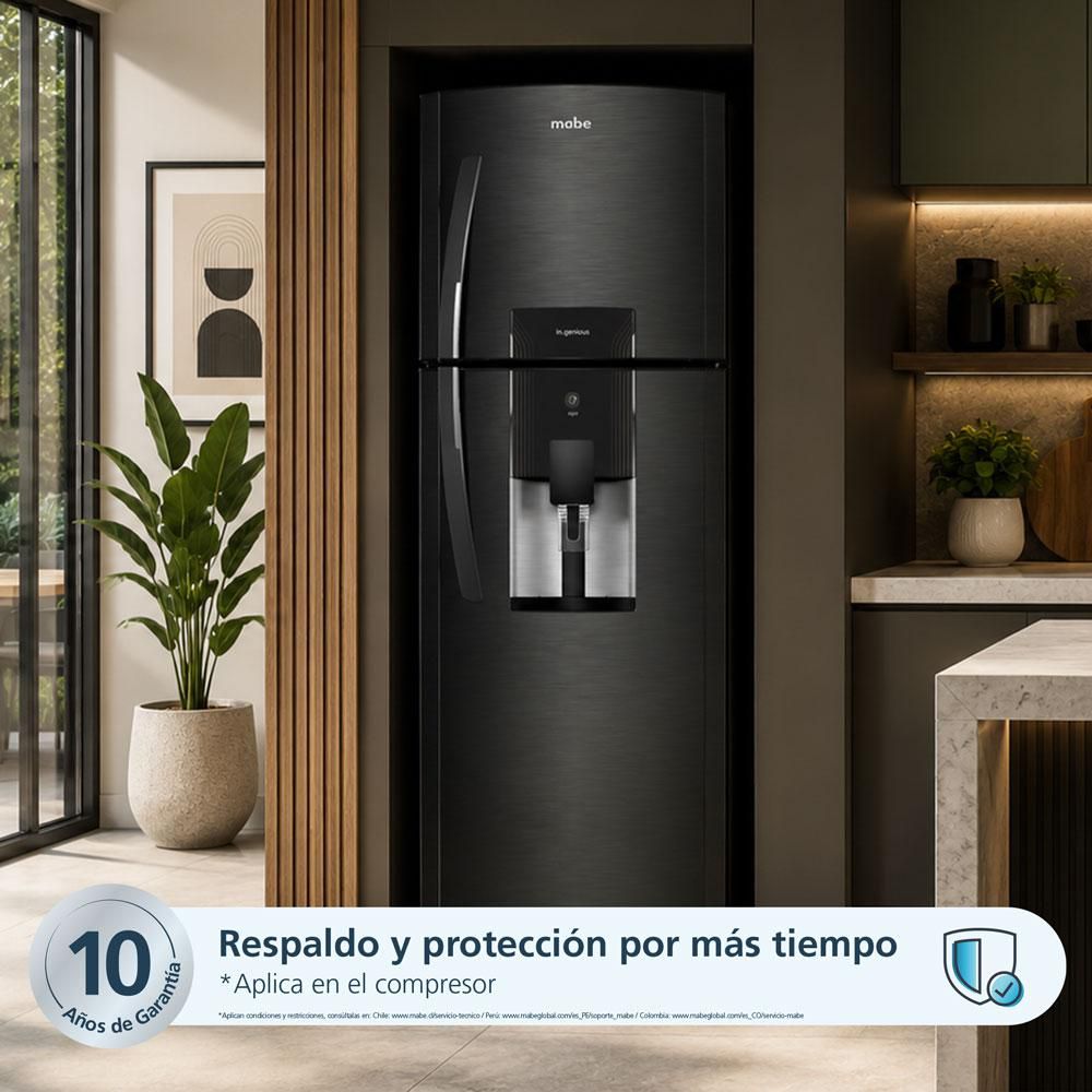 Nevera MABE No Frost Congelador Superior 267L RMA267FXCC RMA267FXCC Black steel img #5