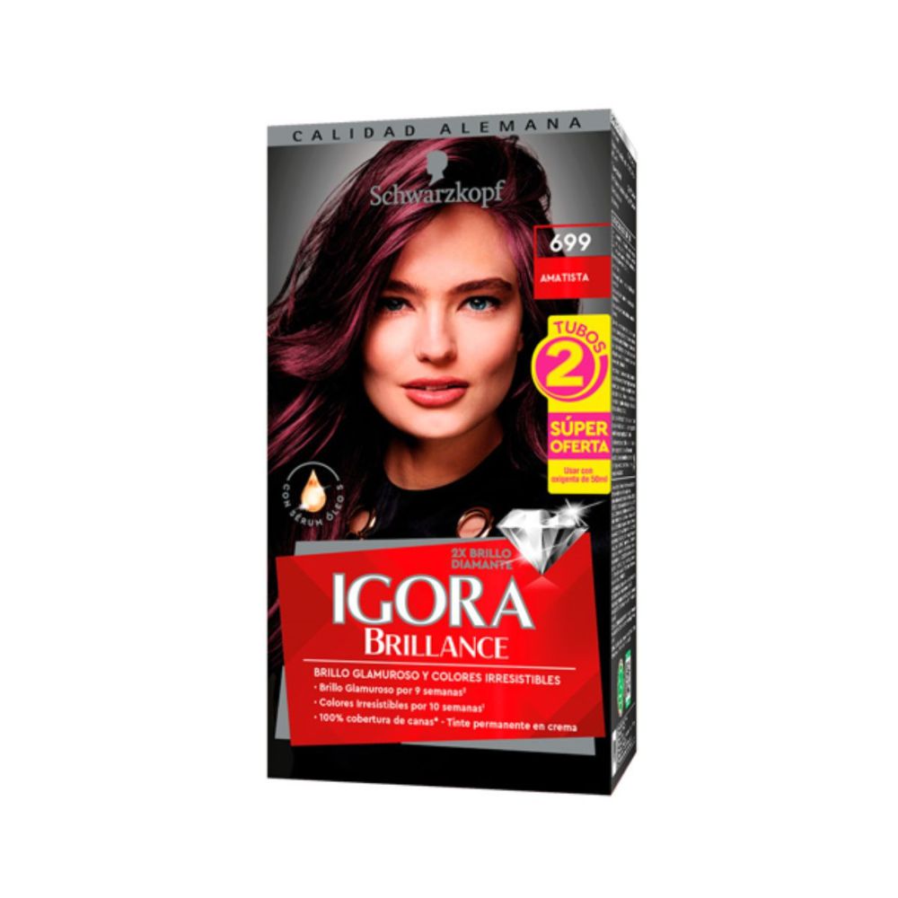 Tinte para cabello IGORA BRILLANCE amatista (2  und) img #1