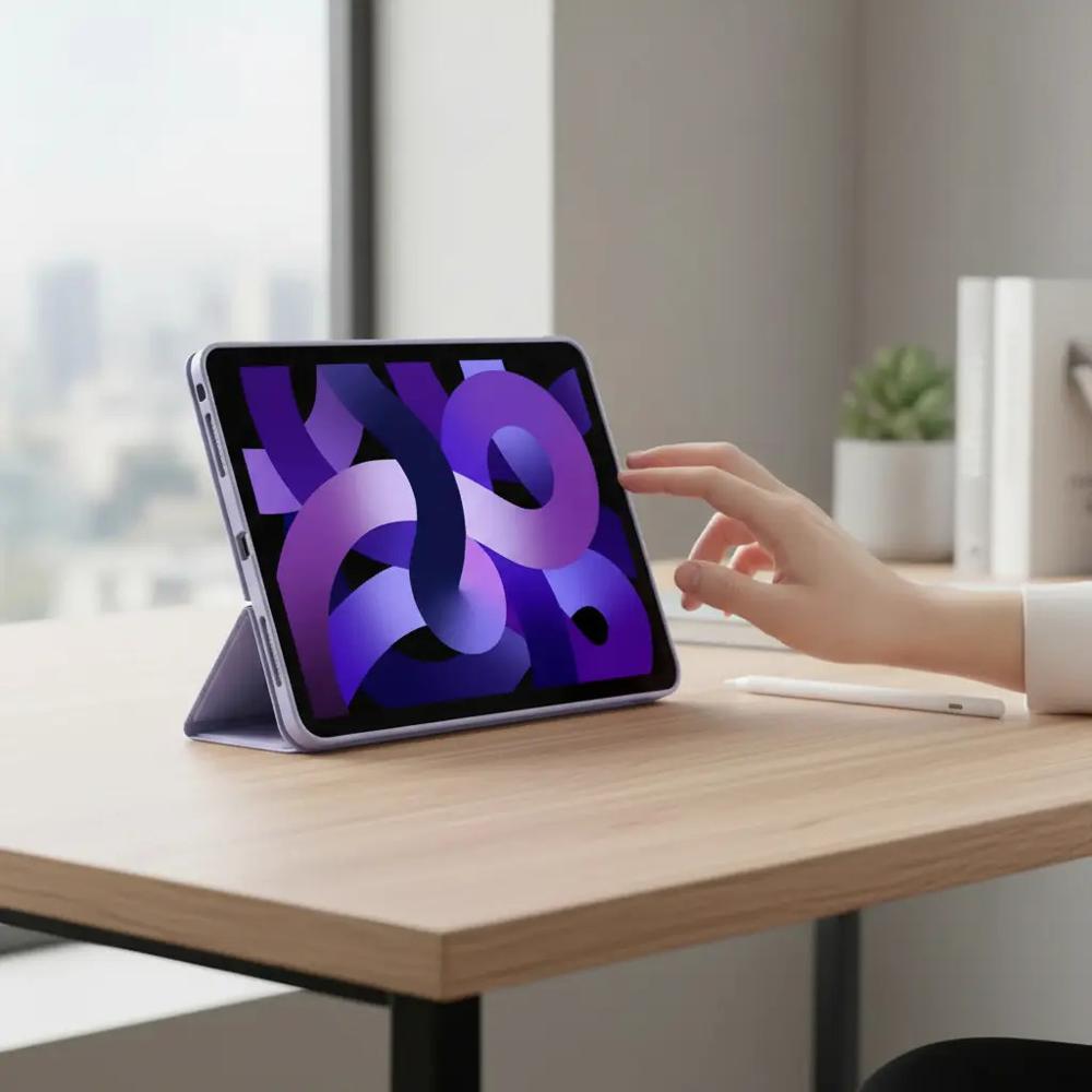 Smart Case Cristal Para Ipad A16 11Th Año 2025 Lavanda Lapiz img #4