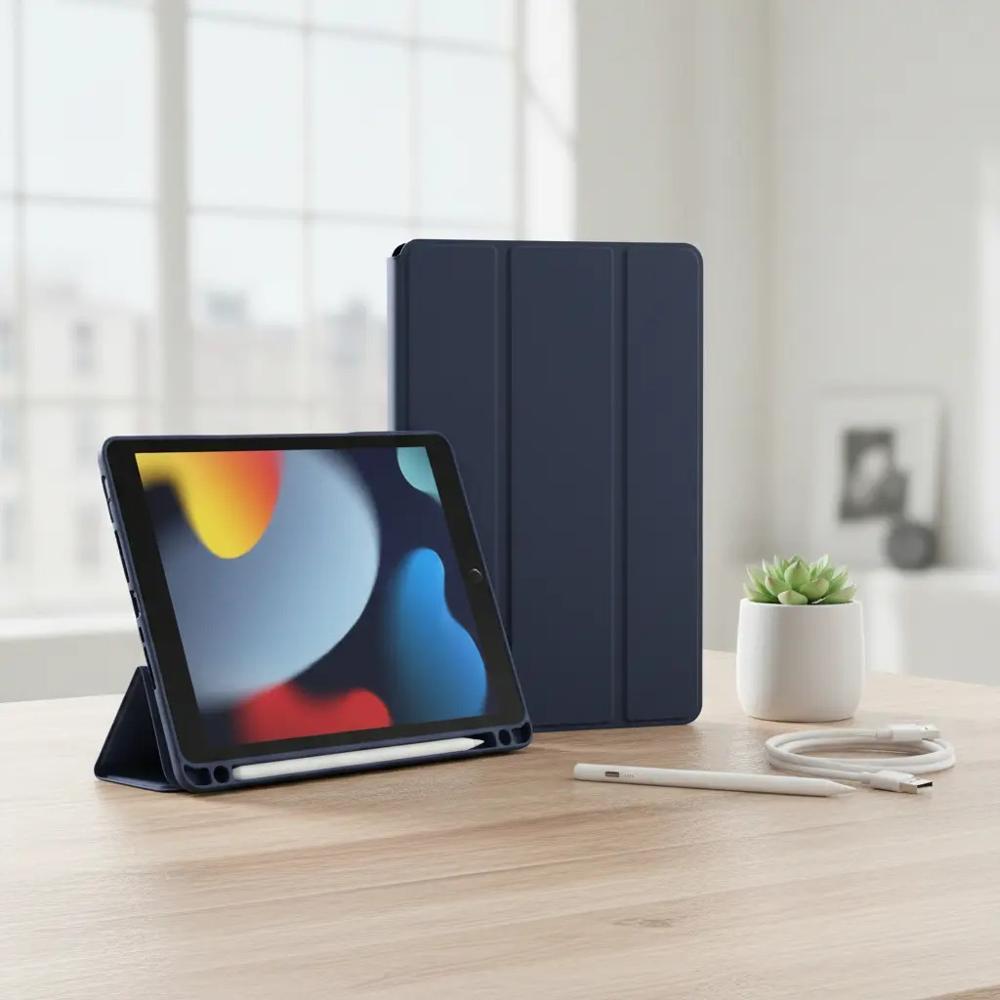 Smart Case Cristal Para Ipad Air 4 Air 5 10.9 Azul Lapiz img #4