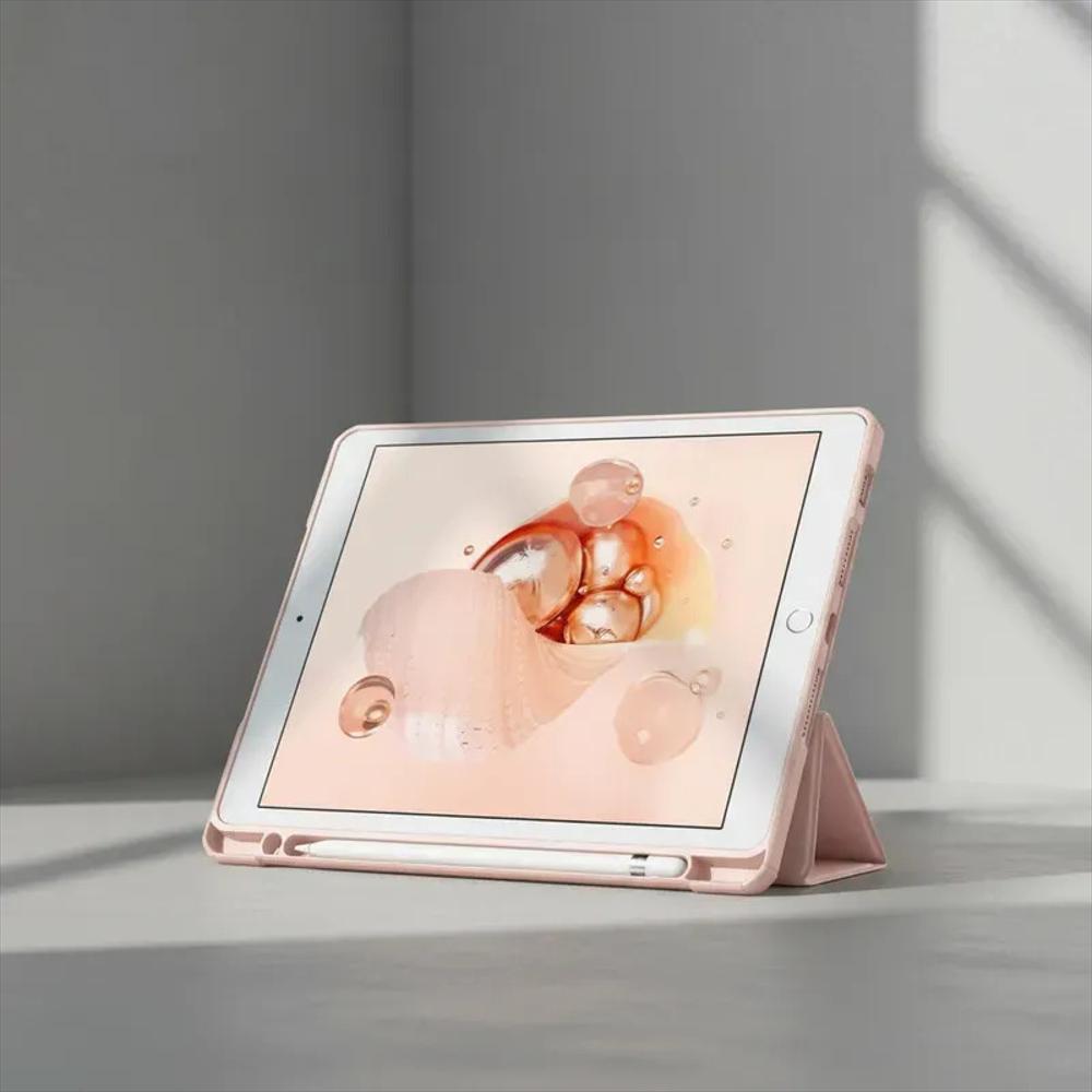 Smart Case Cristal Para Ipad Air 11 Chip M2 2024 Rosa Lapiz img #4