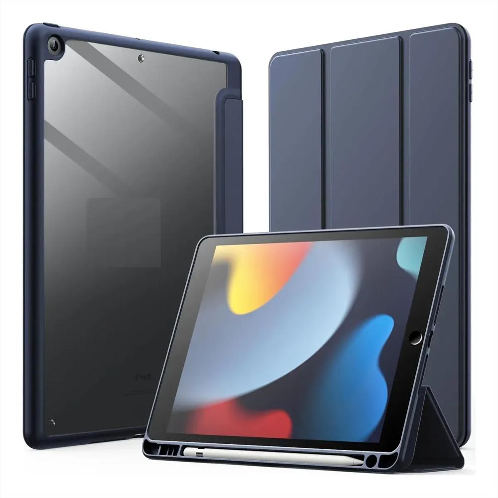 Smart Case Cristal Para Ipad Air 11 Chip M2 2024 Azul Funda Paperlike img #3