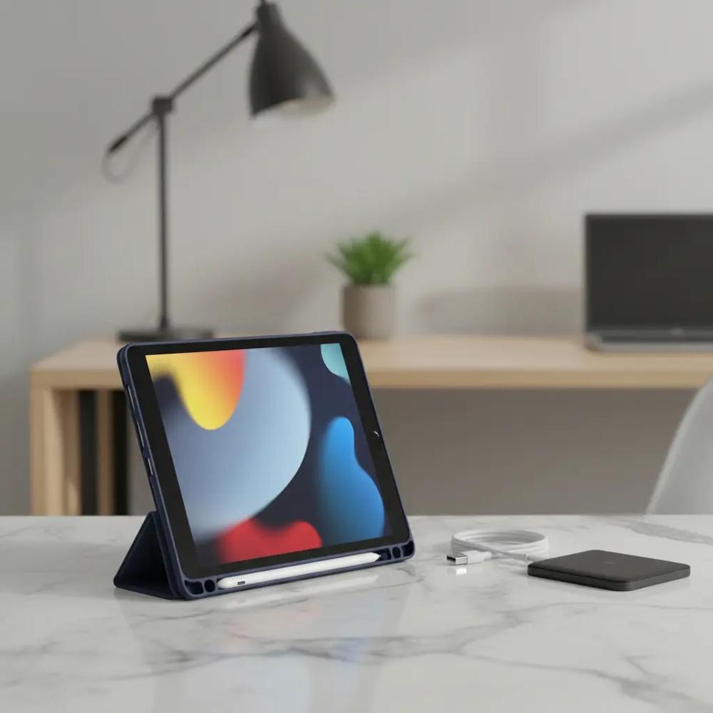 Smart Case Para Ipad A16 11Th Año 2025 Azul Lapiz img #3