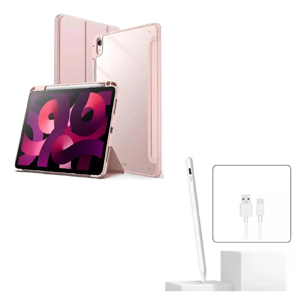 Smart Case Cristal Para Tablet Xiaomi Redmi Pad Pro 12.1 Rosa Lapiz img #1