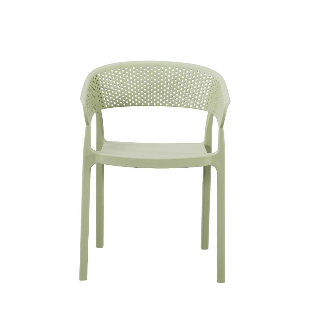 Silla Manaos, Verde, Con Espaldar Minimalista Y Diseño Moderno img #3