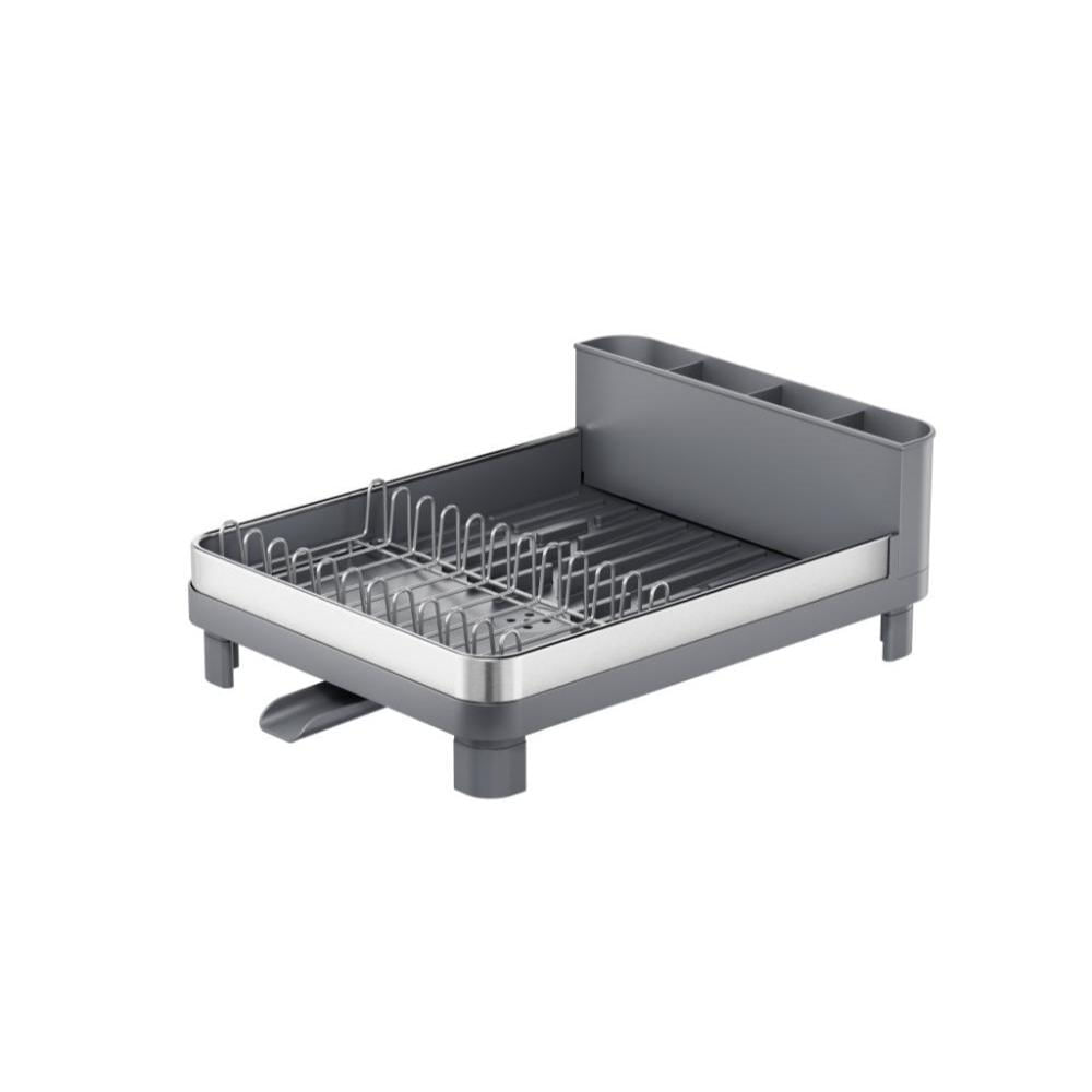 Escurridor De Platos Pureza, Gris Mate, En Acero Inoxidable Y Plastico img #1