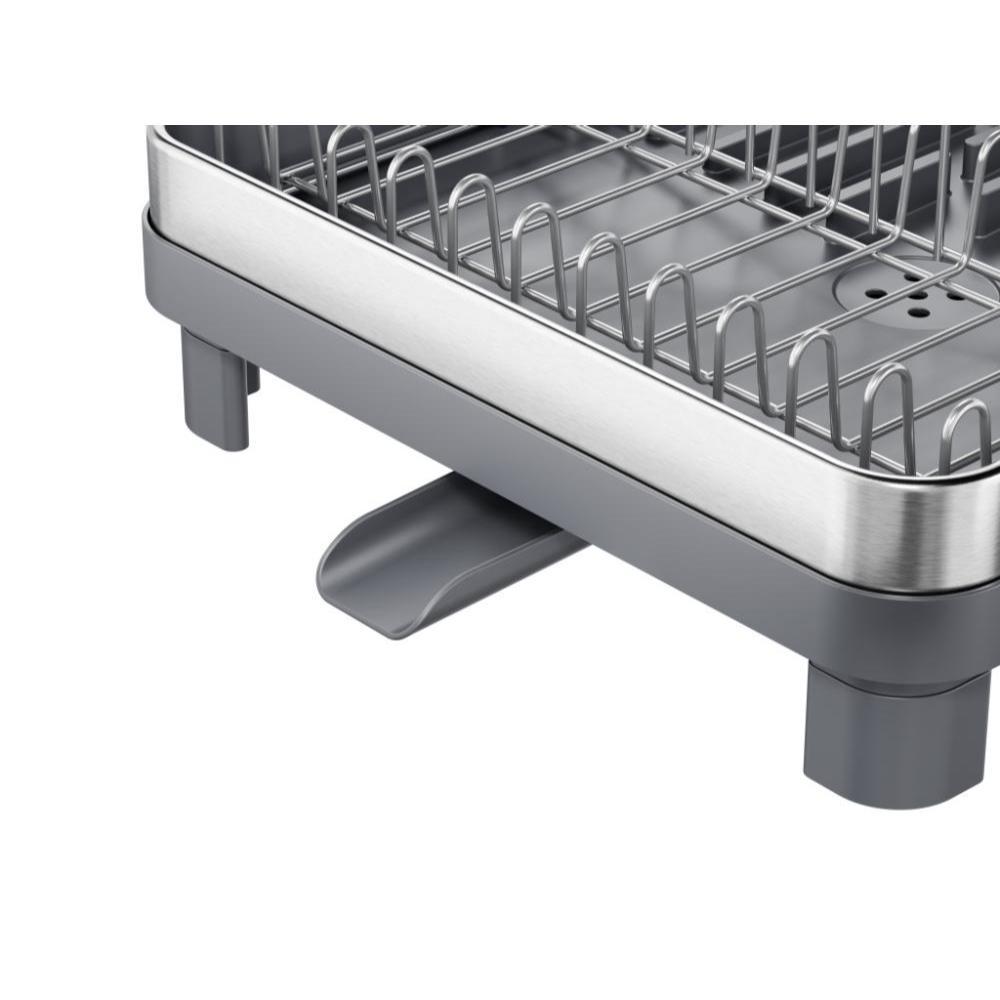 Escurridor De Platos Pureza, Gris Mate, En Acero Inoxidable Y Plastico img #4