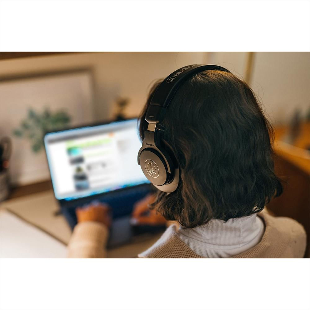 Audífonos Inalámbricos Audio Technica Ath M20xbt Over Ear Negros img #2