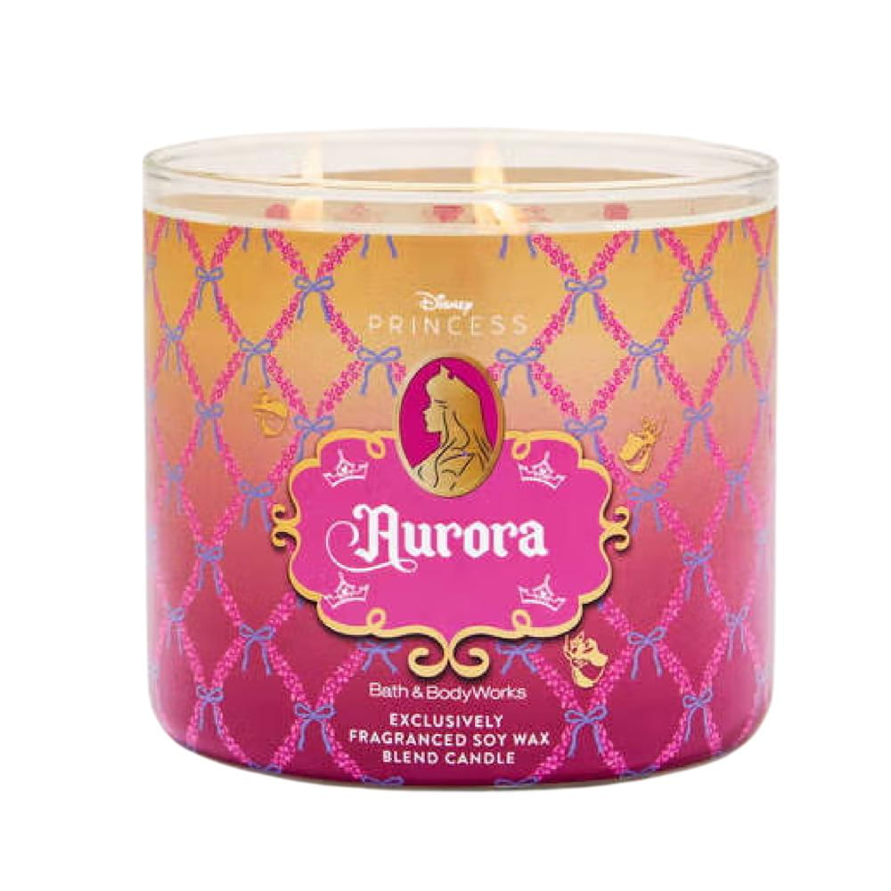 Vela Aromática Rosa Aurora Disney Bath & Body Works img #1
