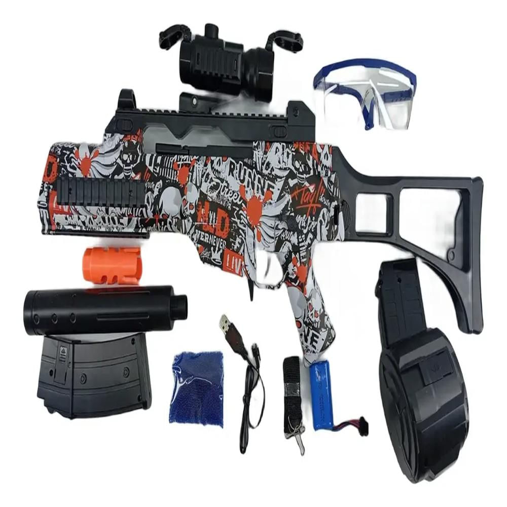 Lanzador De Hidrogel Tipo M416 8 En 1 Con Accesorios Y Luces Led img #1