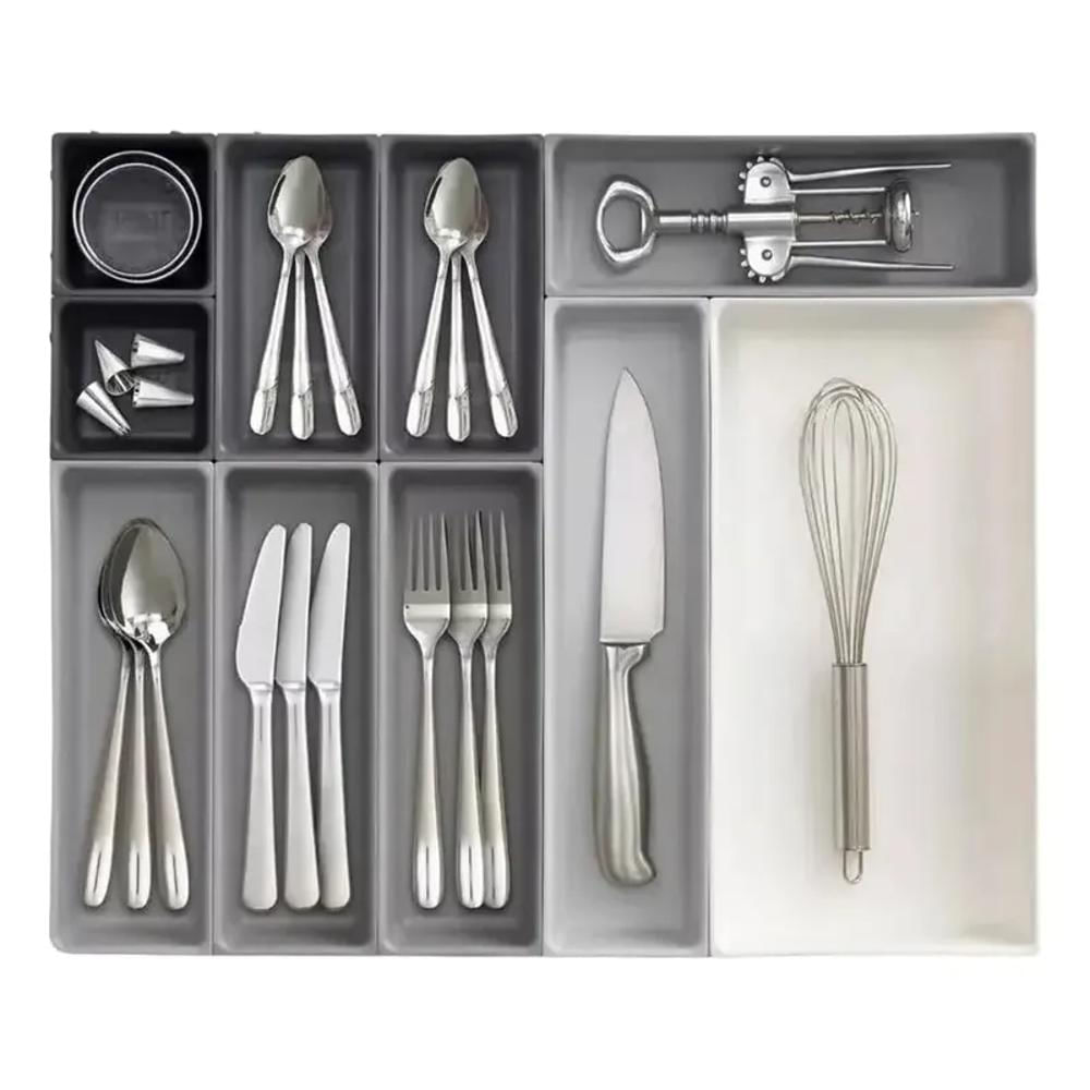 Organizador Cubiertos Utensilios Cocina 10 Espacios Multiuso img #2