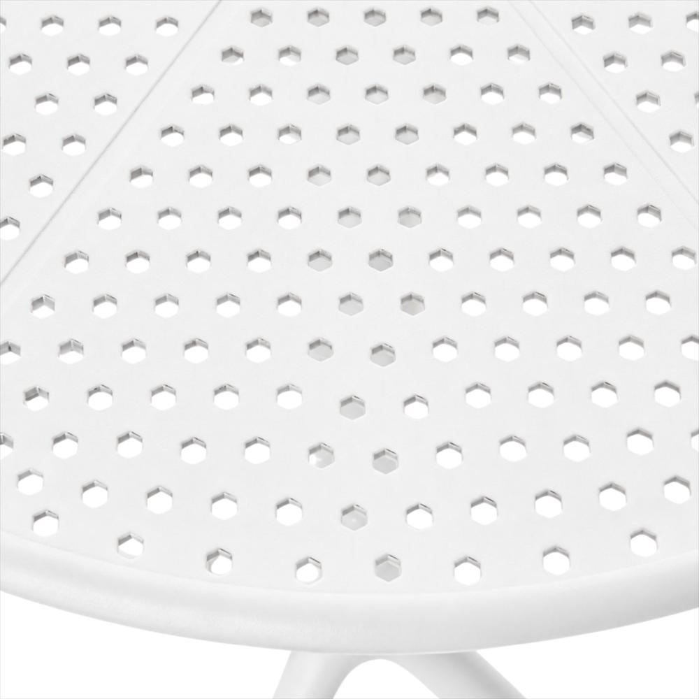 Mesa Roma Circular En Polipropileno Color Blanco img #3