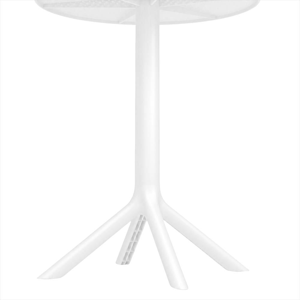Mesa Roma Circular En Polipropileno Color Blanco img #4