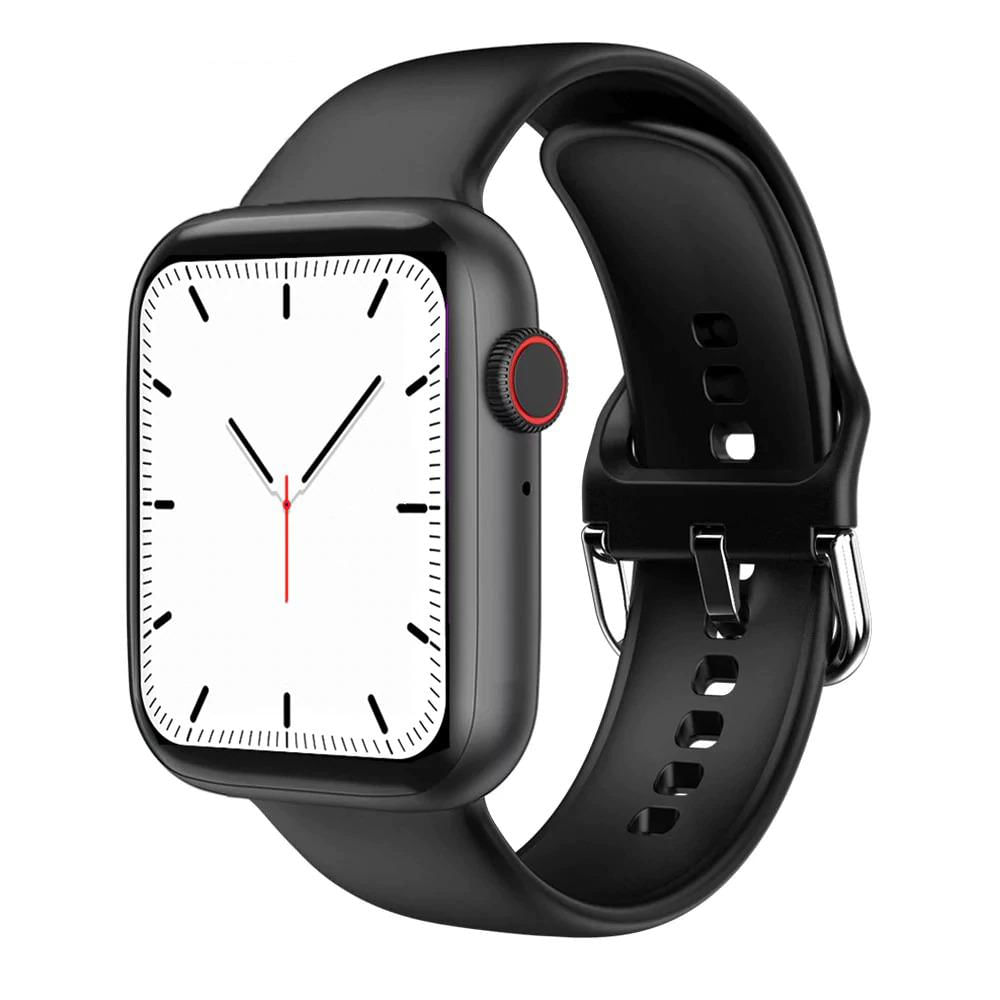 Smartwatch T500 Tactil Bluetooth Compatible Android Y Ios Recargable Negro img #3