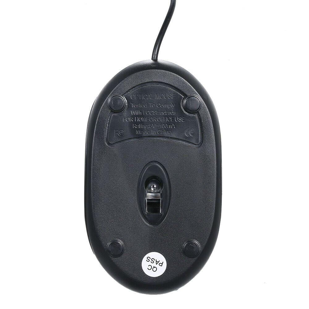 Mouse Optico Alambrico Con Luces Led Alta Precision Usb Ergonomico img #4