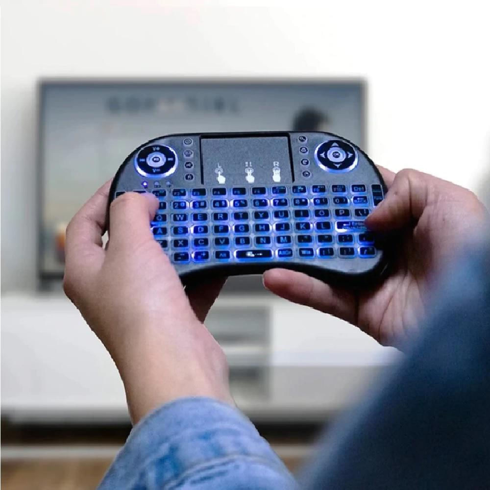 Mini Teclado Inalambrico Air Mouse Control Tv Portatil Recargable img #2
