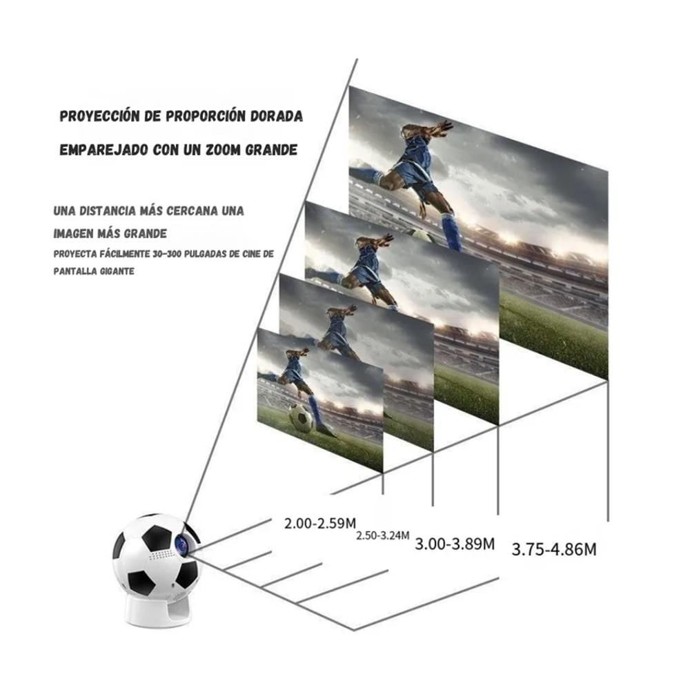Proyector Tematico De Balon Wifi Portatil Hd 720P img #3
