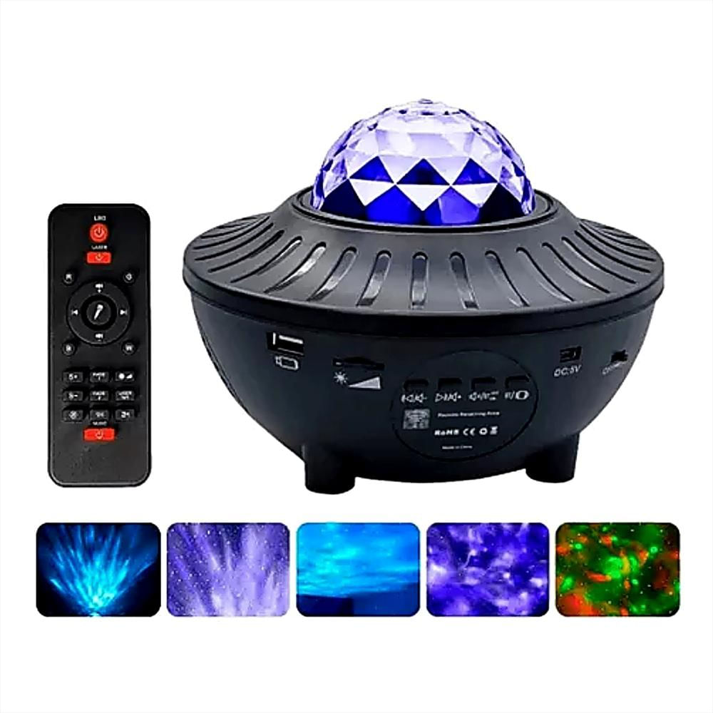 Lámpara Proyectora De Estrellas Nebulosa Led Con Sonido Ambiental img #2
