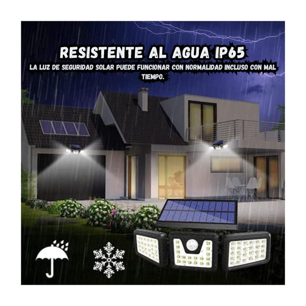 Lampara Solar Led 3 Secciones Ajustables Sensor Movimiento img #4