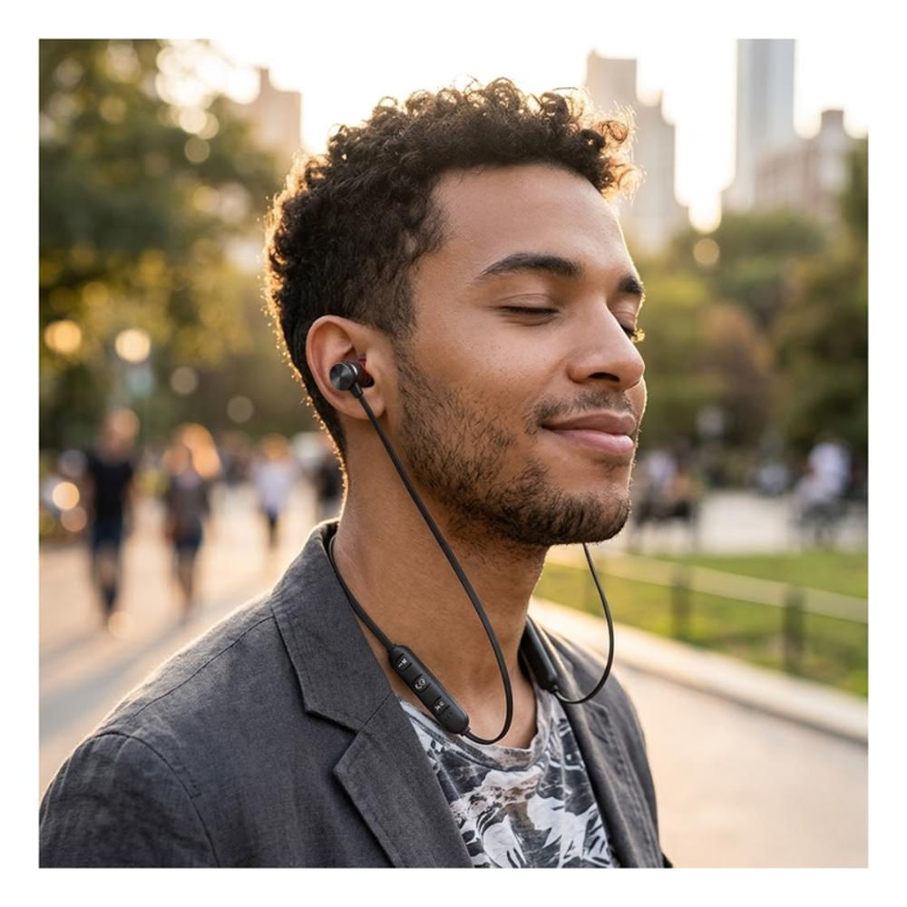 Audífonos In Ear Bluetooth Deportivos Magnéticos Cuello S03 img #3