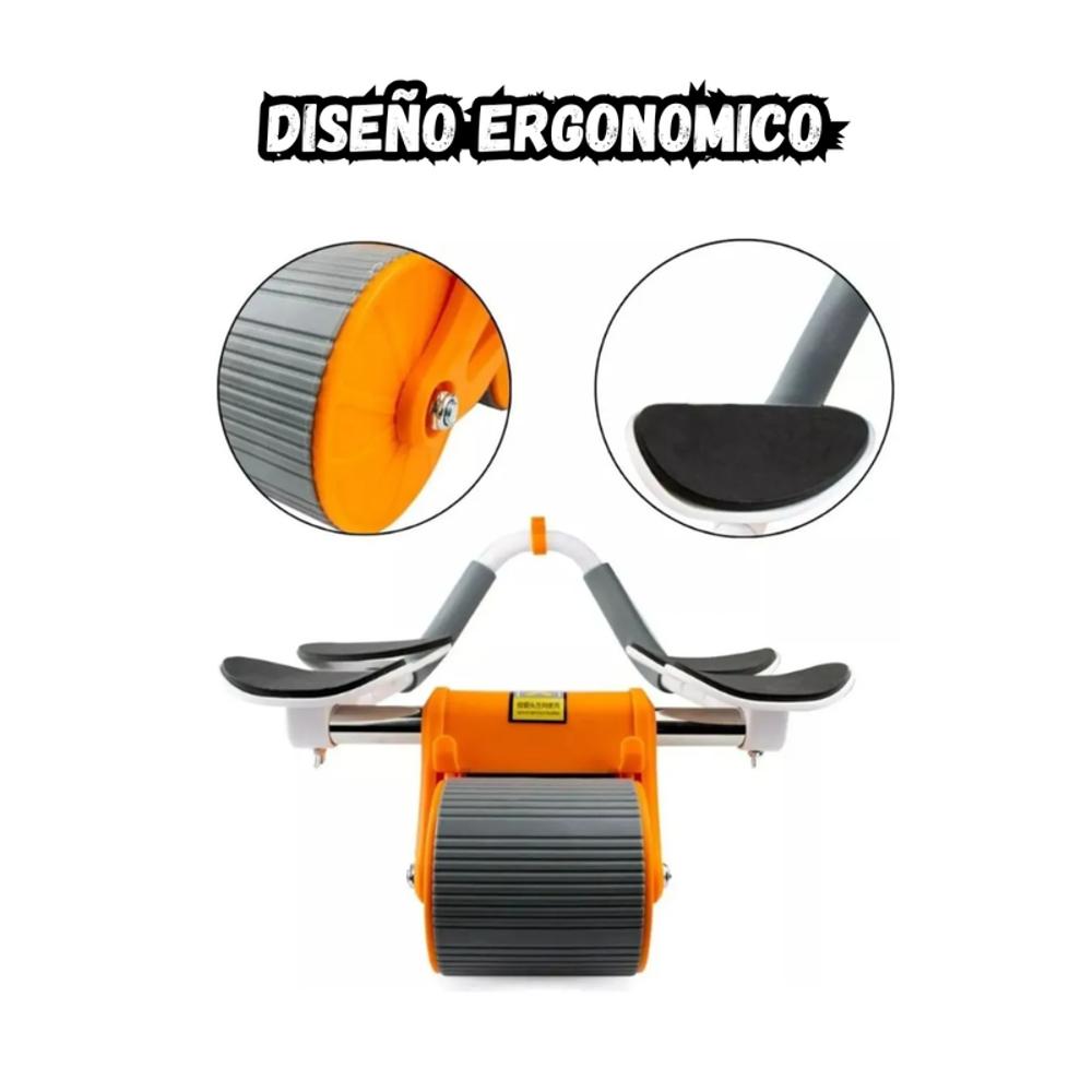 Rodillo Abdominal Doble Rueda Temporizador Ejercicio Casa img #3