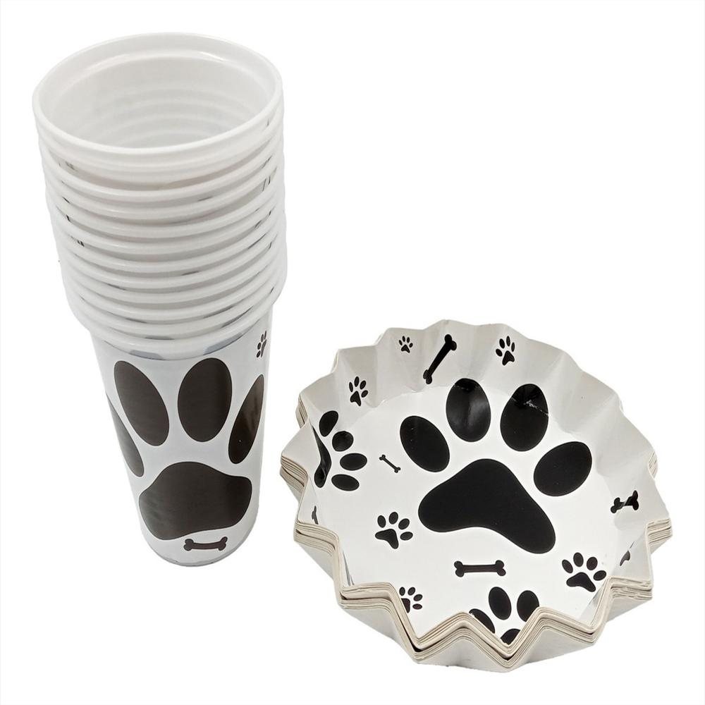 Kit 12 Vasos Decorativos Unicolor Negro Oferta Original Hoy img #1