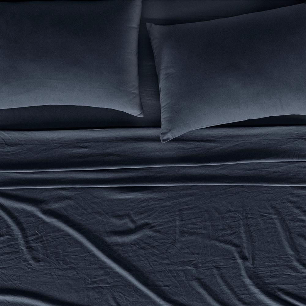 Sábanas Viasoft Washed Gris, Para Cama Doble img #4