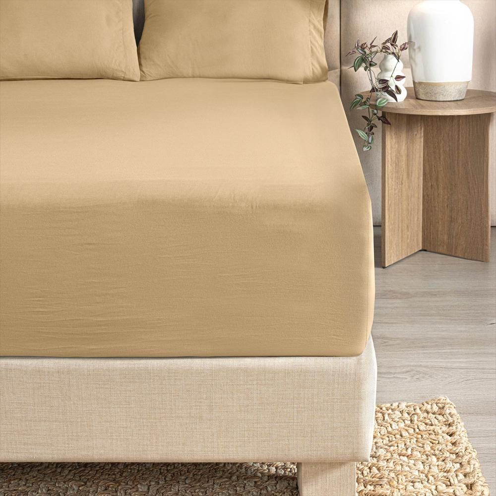 Sábanas Viasoft Washed Toffee, Para Cama Doble img #3
