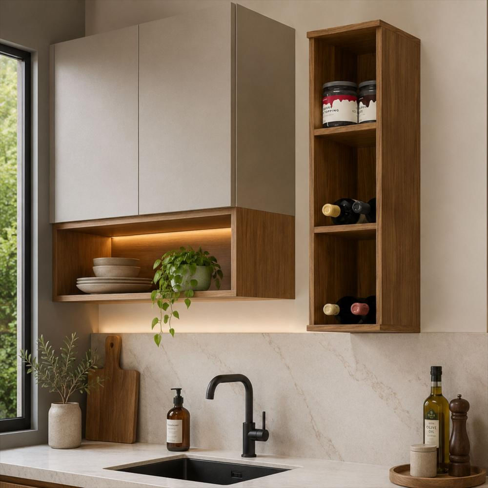 Mueble Aéreo De Cocina Capri Natural img #2