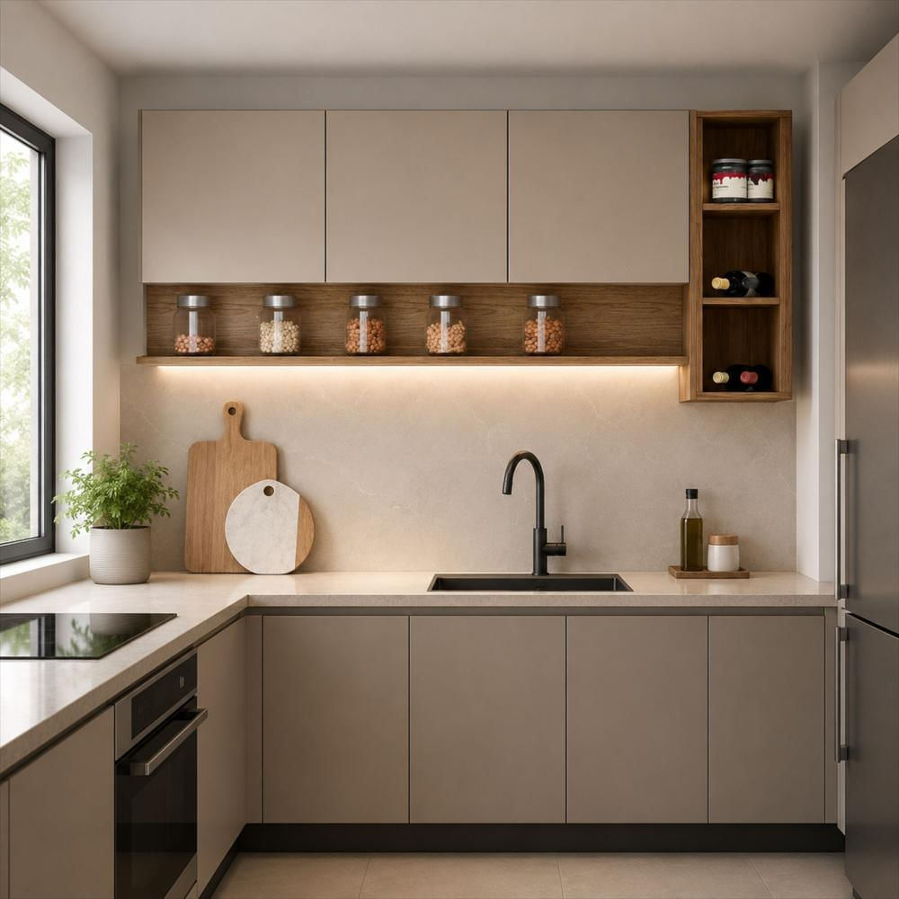 Mueble Aéreo De Cocina Capri Natural img #3