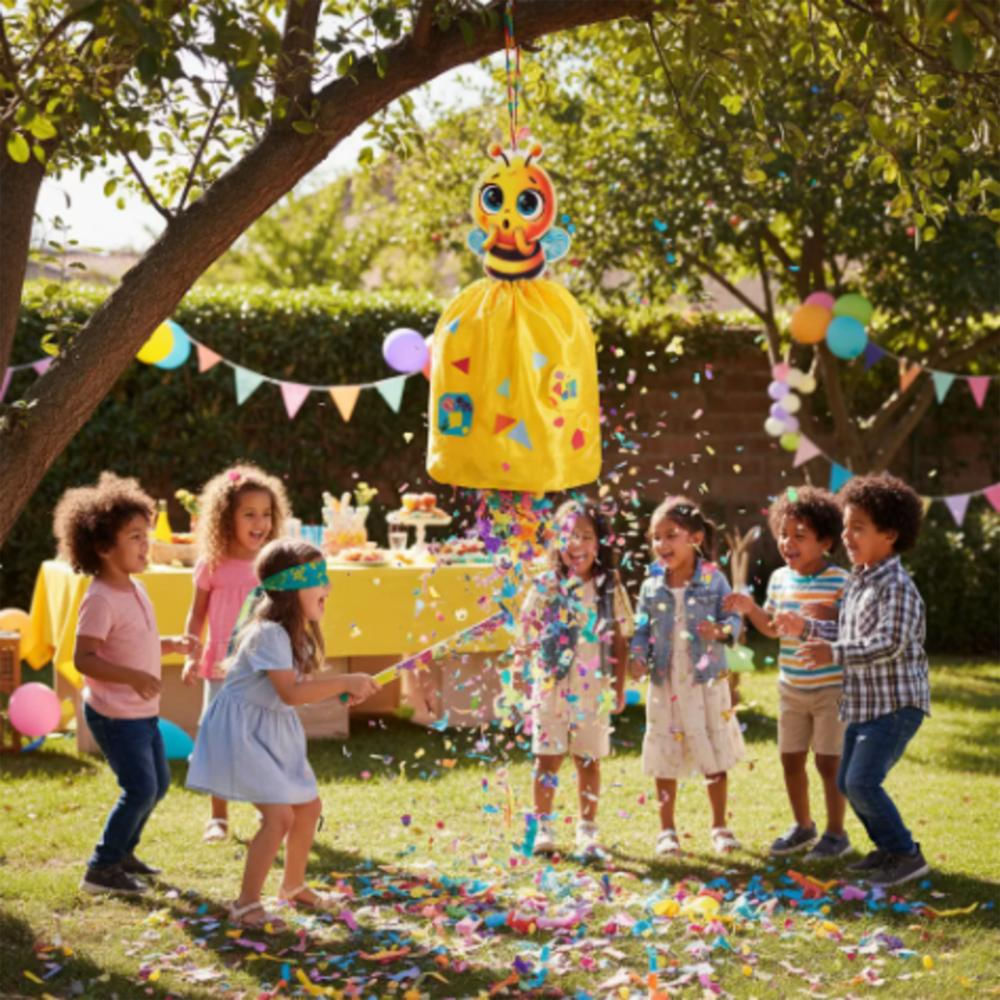 Kit Piñata + Relleno Sorpresa Figura Abeja img #4