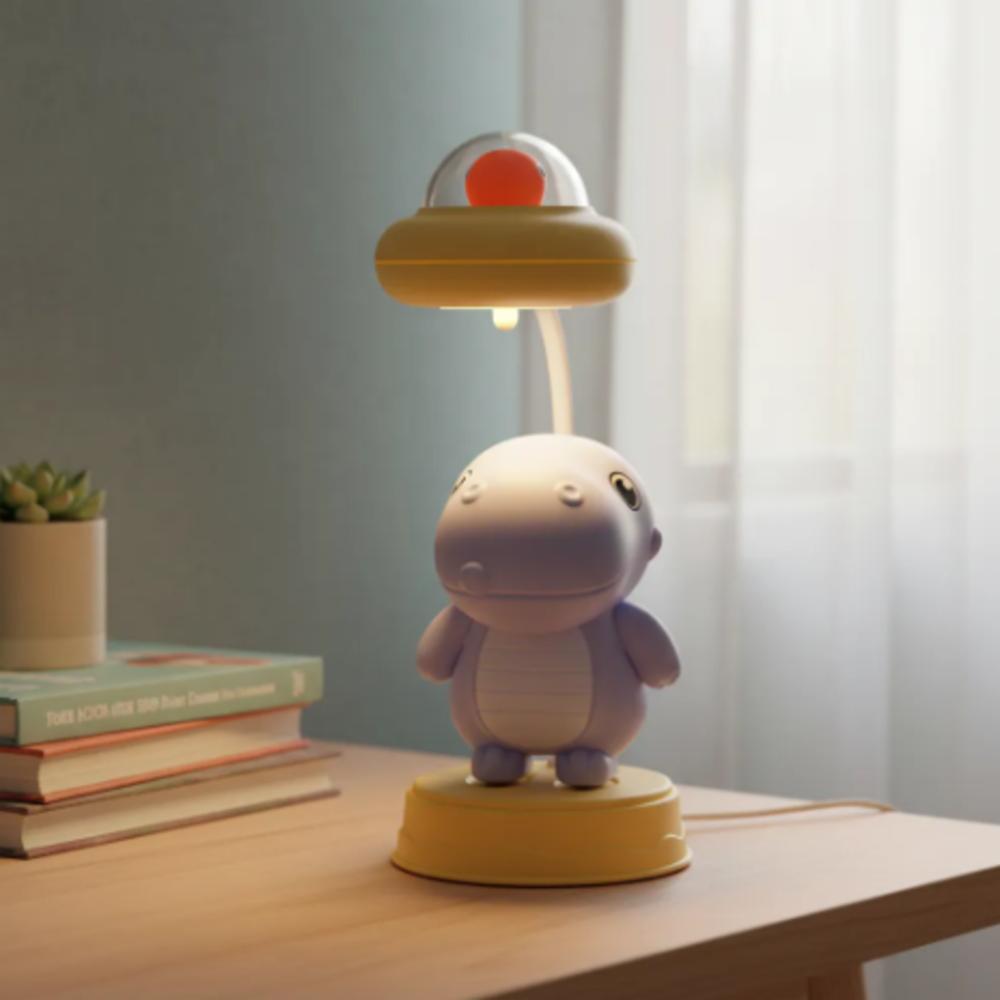 Lámpara De Mesa Luz Led Decorativa Recargable Dino img #5