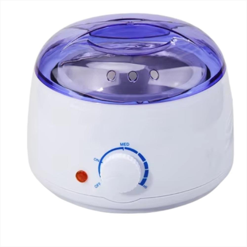 Olla Electrica Profesional Para Cera Depilatoria Con Perilla Ajustable Blanco img #2