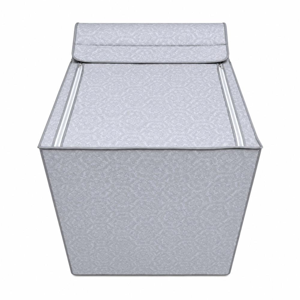 Forro Protector Impermeable Para Lavadora De Perilla Antipolvo 35/40Lb Gris img #4