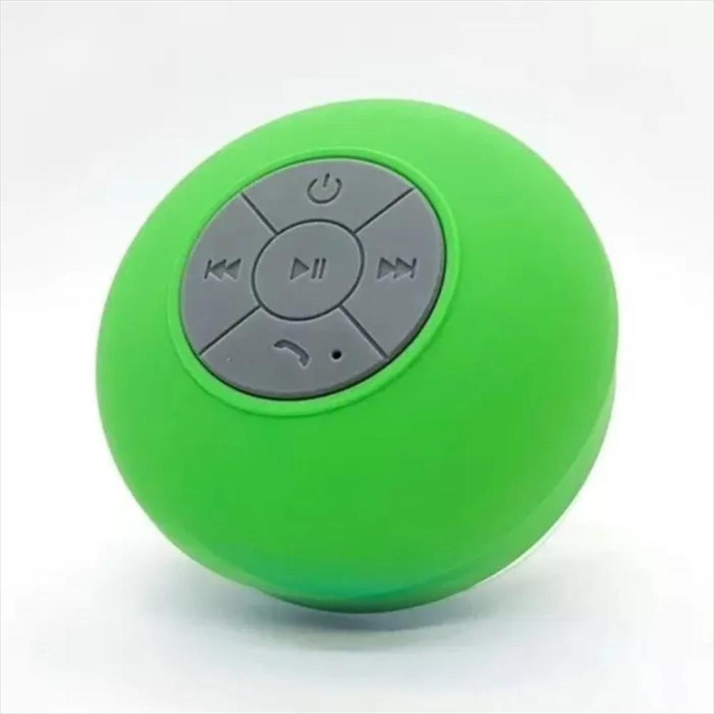 Parlante Bluetooth Resistente Al Agua Recargable Para Ducha Portatil Verde img #1