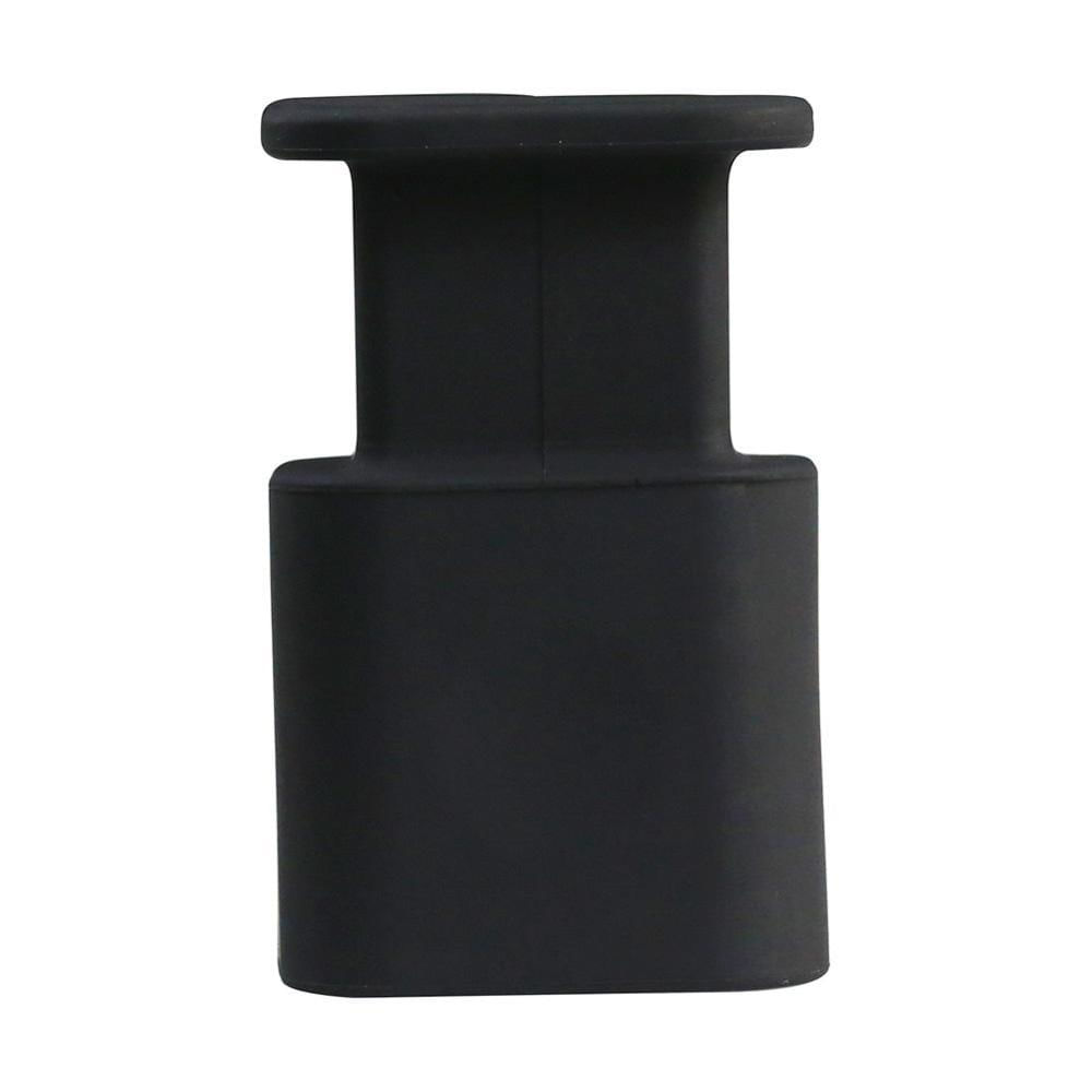 Funda Protector De Cargador Iphone Silicona Anti Golpes Resistente Negro img #4