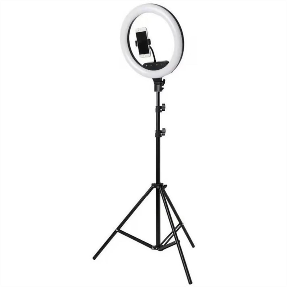Aro De Luz Led 30 Cm Con Tripode Control Remoto Y Base Para Celular img #1