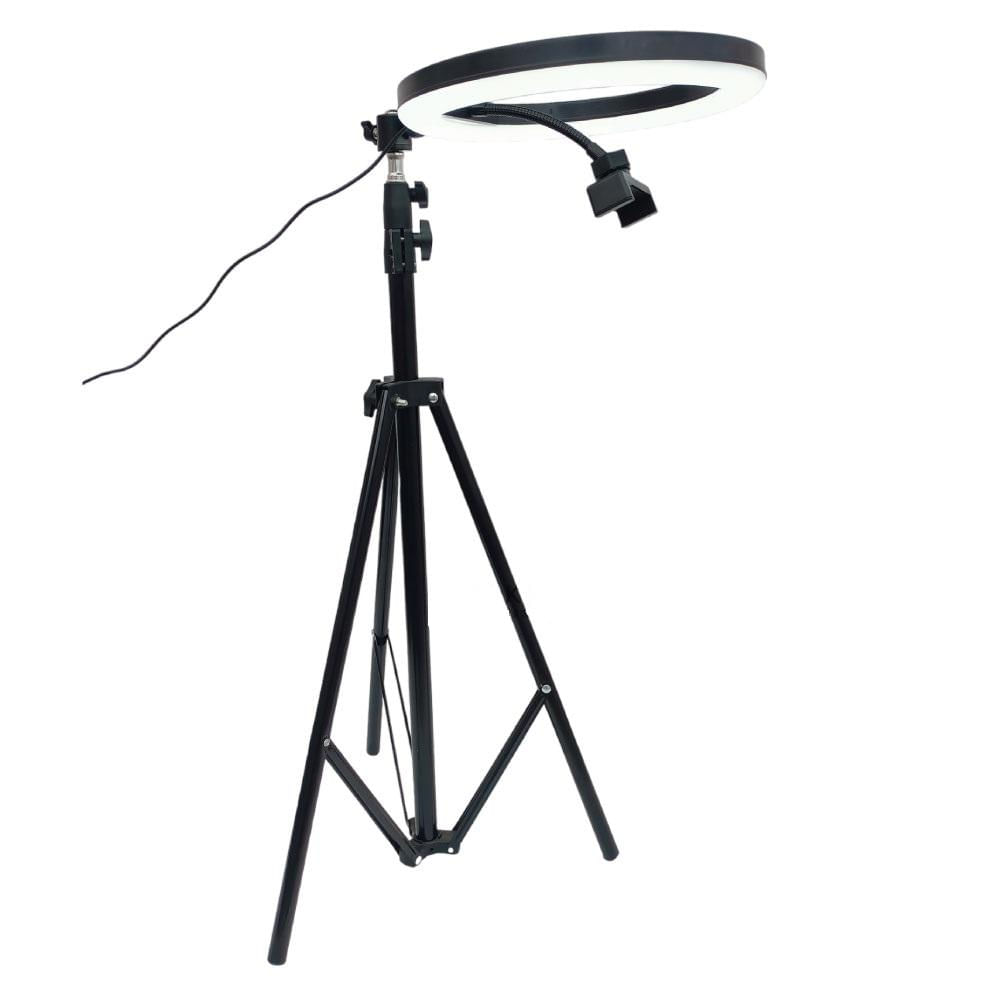 Aro De Luz Led 30 Cm Con Tripode Control Remoto Y Base Para Celular img #2