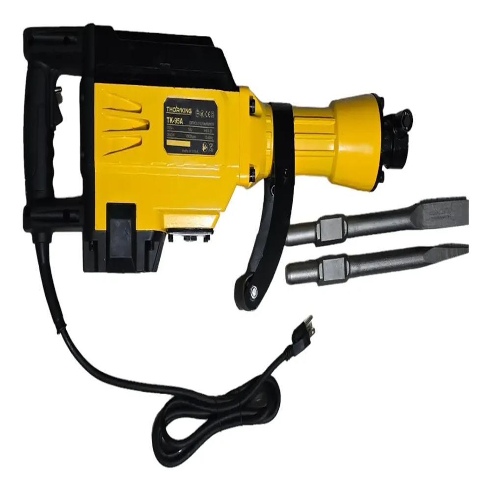 Martillo Demoledor Eléctrico 95A De Alta Potencia Con Maletín Y Accesorios img #1