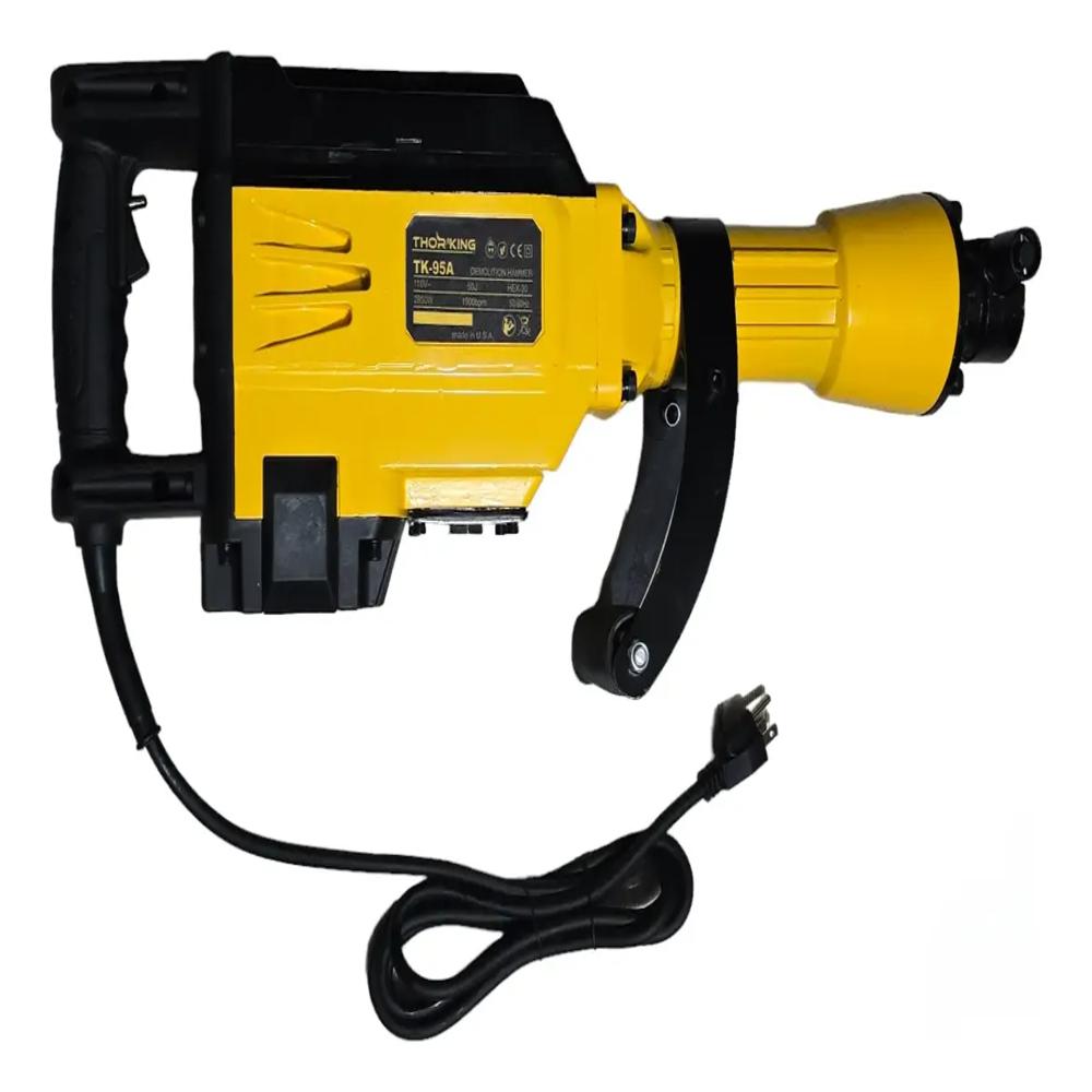 Martillo Demoledor Eléctrico 95A De Alta Potencia Con Maletín Y Accesorios img #2