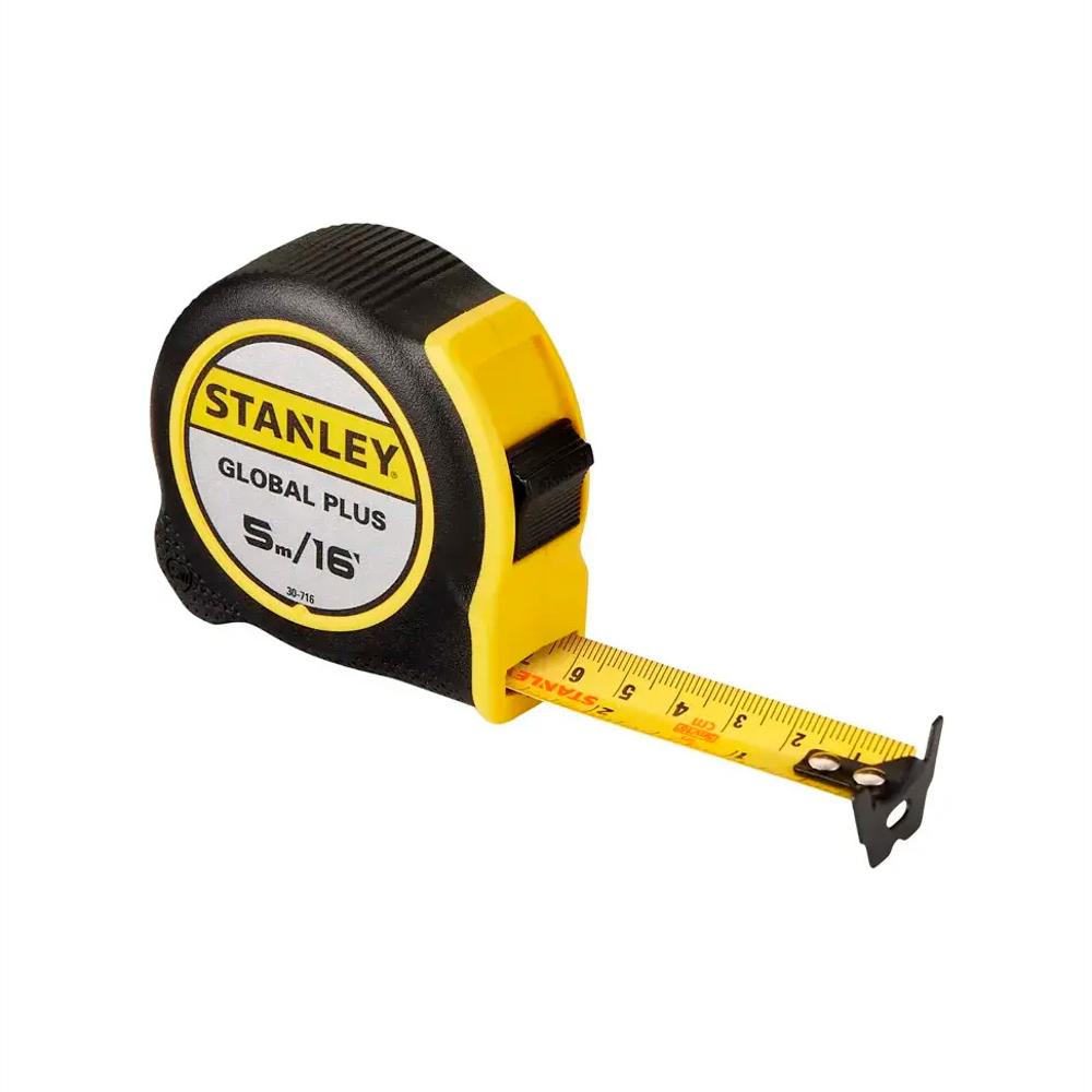 Flexómetro 5 Metros Stanley 30 615 Negro Con Amarillo img #2