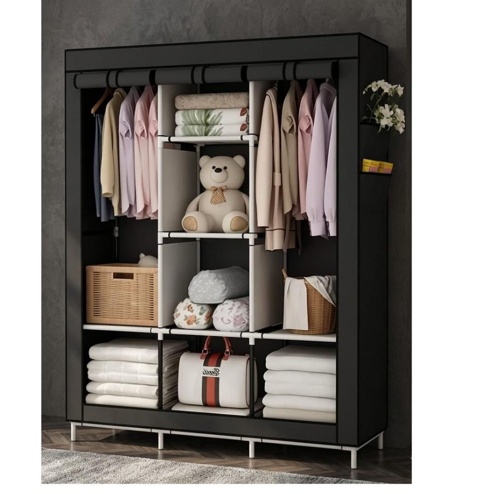Closet En Tela Multifuncional Negro img #2