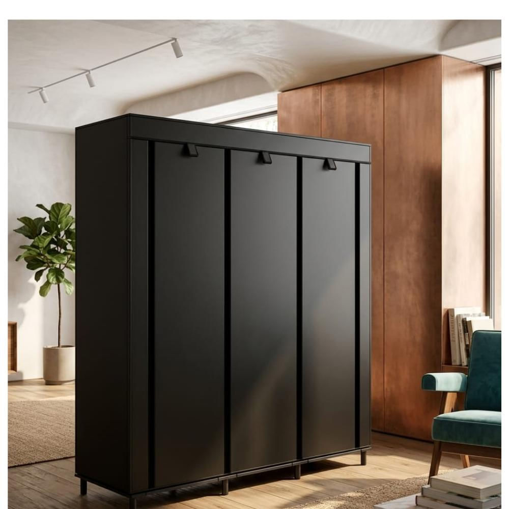 Closet En Tela Multifuncional Negro img #3