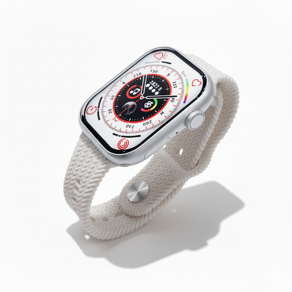 Smartwatch T-610 - Diseño Compacto con Carga Inalambrica Funciones Avanzadas Beige
